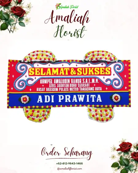 Papan Bunga Ucapan Selamat Sitiharjo